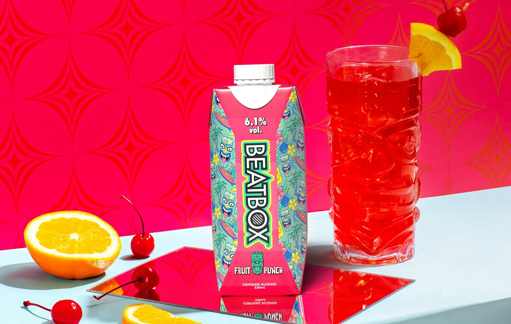 BeatBox Beverages packaging