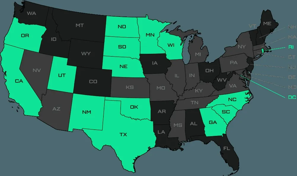 Smacktok state map